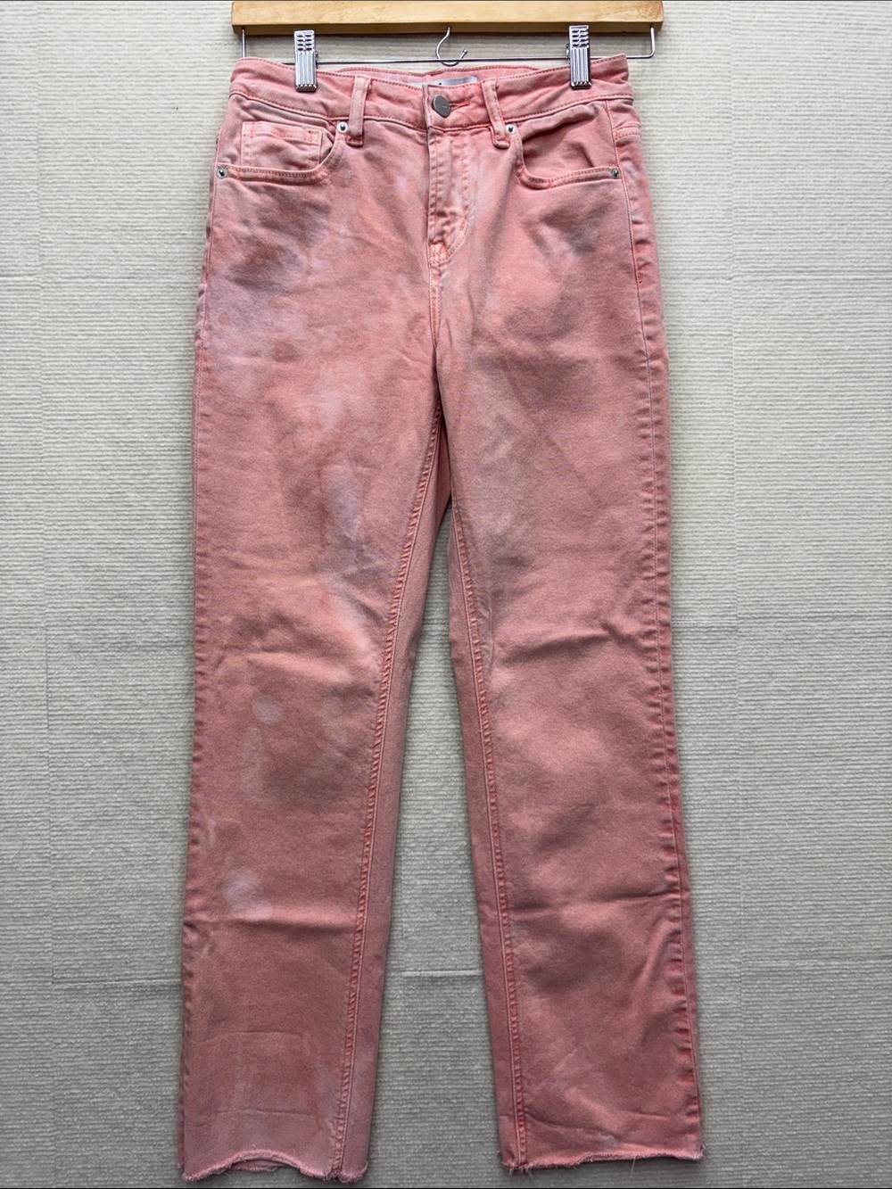 Mica 25 Women's Pink Straight-Leg Jeans